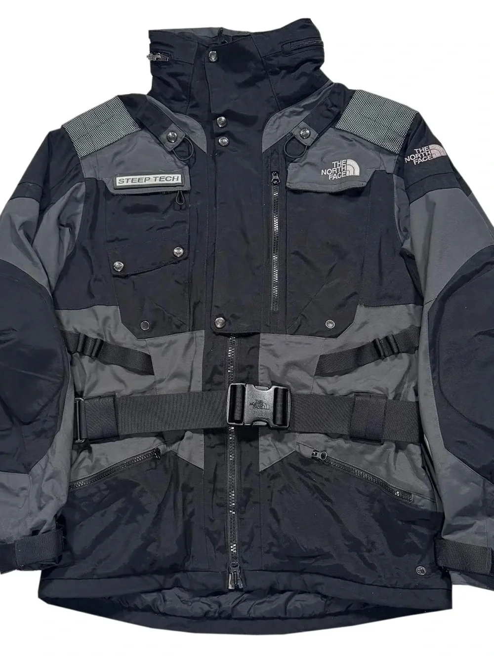 The North Face Steep Tech Black Grey Jacket (Size S)
